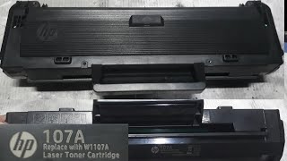 HP 107 Toner Cartridge Replica Refill [upl. by Anirdnajela]