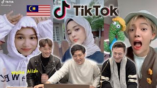 Korean guys react to Malaysian Tiktok [upl. by Schrader]