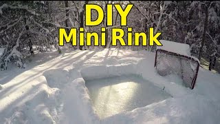 How To Build a Mini Backyard Rink [upl. by Hachmann302]