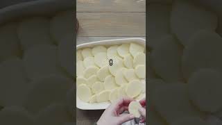 Recette facile de gratin de pommes de te [upl. by Aehsat]