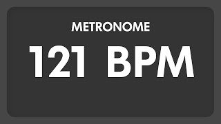 121 BPM  Metronome [upl. by Issac]