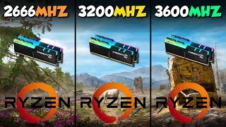 3600MHz vs 3200MHz vs 2666MHz Best RAM for Ryzen 3000 [upl. by Arakahs291]