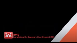 Completing the Exposure Hour Report [upl. by Legna]