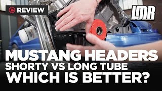 Mustang Headers Shorty Vs Long Tube  Which Is Best For You [upl. by Rus]