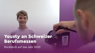 Yousty an den Schweizer Berufsmessen 2022 [upl. by Atnod]