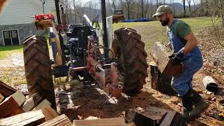 3 Point Hitch Tractor Wood Splitter… [upl. by Nonnek315]