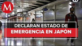 Japón cierra comercios bares y teatros tras aumento de infecciones de coronavirus [upl. by Bolme553]