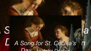 quotA Song for StCecilias Dayquot by John Dryden summary in English [upl. by Moncear]