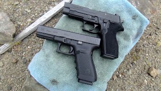 Sig Sauer P227 vs Glock 21 Gen 4 HD [upl. by Olvan]