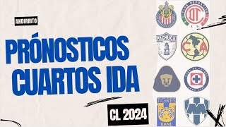 Pronósticos Cuartos de final ida Liga MX  C2024 [upl. by Nuaj920]