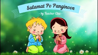 Prayer Song Salamat Po Panginoon by Teacher Cleo [upl. by Celle]