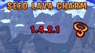 Terraria Seed Lava Charm 1421 Atualizado Amuleto de lava Fácil [upl. by Ahpla]