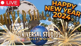 2024 New Years Eve Countdown Livestream From Universal Studios Hollywood [upl. by Caves]