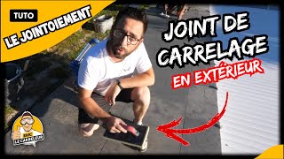 Comment faire des joints de Carrelage en exterieur [upl. by Gabrielson]