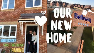 MOVING VLOG  BELLWAY NEW BUILD HOME amp HOUSE TOUR [upl. by Barrus]