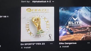 How to install FIFA 23 from Epic games [upl. by Cantu373]