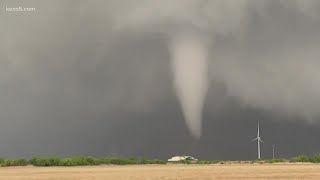 Video shows what looks like a tornado forming in North Texas [upl. by Bert]