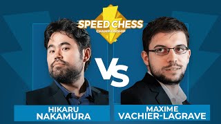 Hikaru Nakamura vs Maxime VachierLagrave  Speed Chess Championship Final [upl. by Nyer]