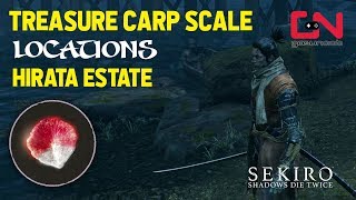 Sekiro Shadows Die Twice  Treasure Carp Scale Locations  Hirata Estate [upl. by Ahseneuq]