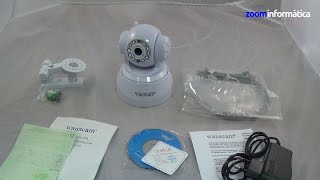 full review wanscam ip camera jw0008 jw008 camara eview7 app Android blanco [upl. by Lotta]