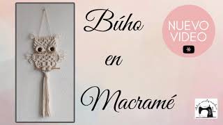 DIY Macrame 🦉Nuevo Búho paso a paso [upl. by Quiteria166]