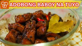 How to Cook Adobong Baboy na Tuyo  Pinoy Easy Recipes [upl. by Jangro]