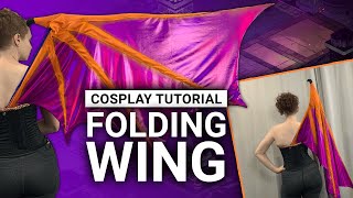 How to make a FOLDING WING  Hades Cosplay Tutorial [upl. by Artamas59]