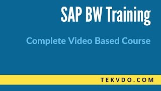 SAP BW On HANA  Complete SAP BW on HANA Training [upl. by Yeniffit]