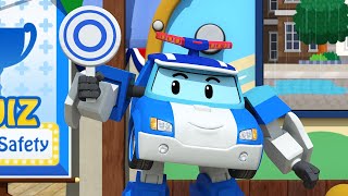 Special Quiz Episodes💯  Learn about Safety Tips with POLI  Cartoon for Kids  Robocar POLI TV [upl. by Naam]