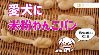 大切な愛犬のために。米粉わんこパンわんこ 犬のおやつ 犬 [upl. by Bierman]