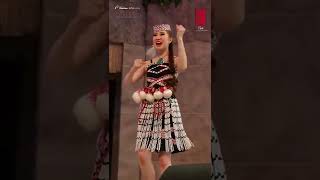 万由子さん 💃 マオリ族の踊り Maori トイアマイ ニュージーランドNewZealand ポリネシアン「Aloha Rapa Nui（アロハ・ラパヌイ）～ ／ ハワイアンズ Shorts [upl. by Kinna]