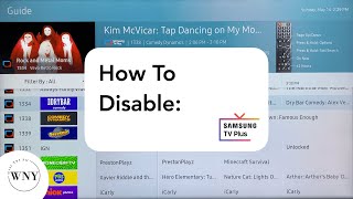How To Disable Samsung TV Plus Channels [upl. by Merkle]