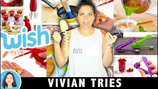 Wish Haul Review  Testing 1 Kitchen Gadgets [upl. by Novyert560]