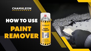 How to remove old paint from metal Removing paint with Chamäleon [upl. by Nesyaj]