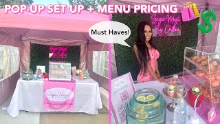 PopUp Event Set Up For Your Small Treat Business  Pricing  TIPS FOR OUTDOOR OR INDOOR POPUP SHOP [upl. by Kcinnay]