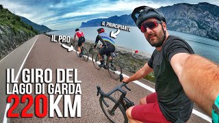 IL GIRO DEL LAGO DI GARDA  220KM IN BICI DA CORSA [upl. by Nedlog]