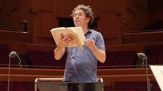 BRSO Rehearsal with GUSTAVO DUDAMEL [upl. by Nreval]