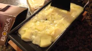 Melting Raclette for a Grilled Cheese Sandwich [upl. by Tabshey581]