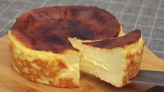 Basque Burnt Cheesecake Super Creamy amp Easy [upl. by Nodnart859]