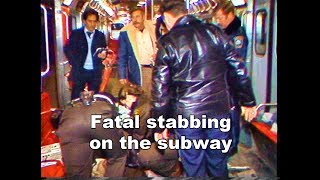 Broadway Station stabbing S Boston 1201982 [upl. by Ittam]