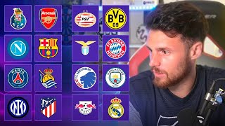 REACCIONANDO AL SORTEO DE OCTAVOS DE LA CHAMPIONS LEAGUE [upl. by Attenwahs86]