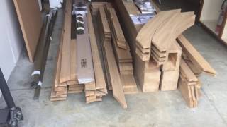 Pt 1 Costco Yardistry 12x14 Wood Gazebo UNBOXING [upl. by Alo489]