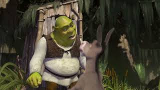 Shrek 2001 Shrek and Donkeys Argument Scene [upl. by Neelhsa]