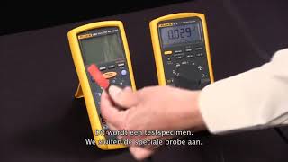 Fluke 1587 FC Isolatiemultimeter Meten van isolatieweerstand [upl. by Phillip]