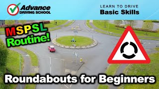 Roundabouts for Beginners  Learn to drive Basic skills [upl. by Hannazus]