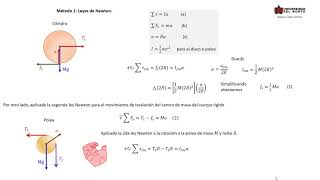 Ejercicios resueltos de dinámica rotacional Parte 1 [upl. by Ogir]