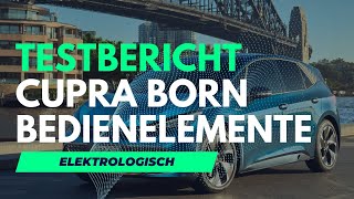 Bedienelemente und Infotainment im CUPRA BORN in 4K CUPRAOfficial [upl. by Cirdes]