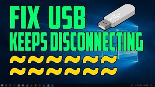 Fix USB devices disconnectingreconnecting Problem  Windows 10  Solved [upl. by Nahraf]