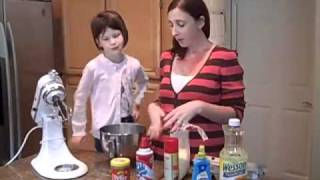 Cooking with Kids  Reddi Wip drop cookies familymeals [upl. by Byrd]