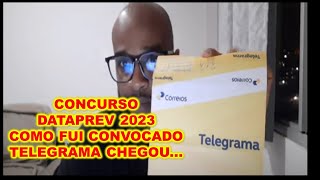 Concurso Dataprev 2023  aprovado e convocado mostra telegrama veja como receber o seu [upl. by Gwennie]